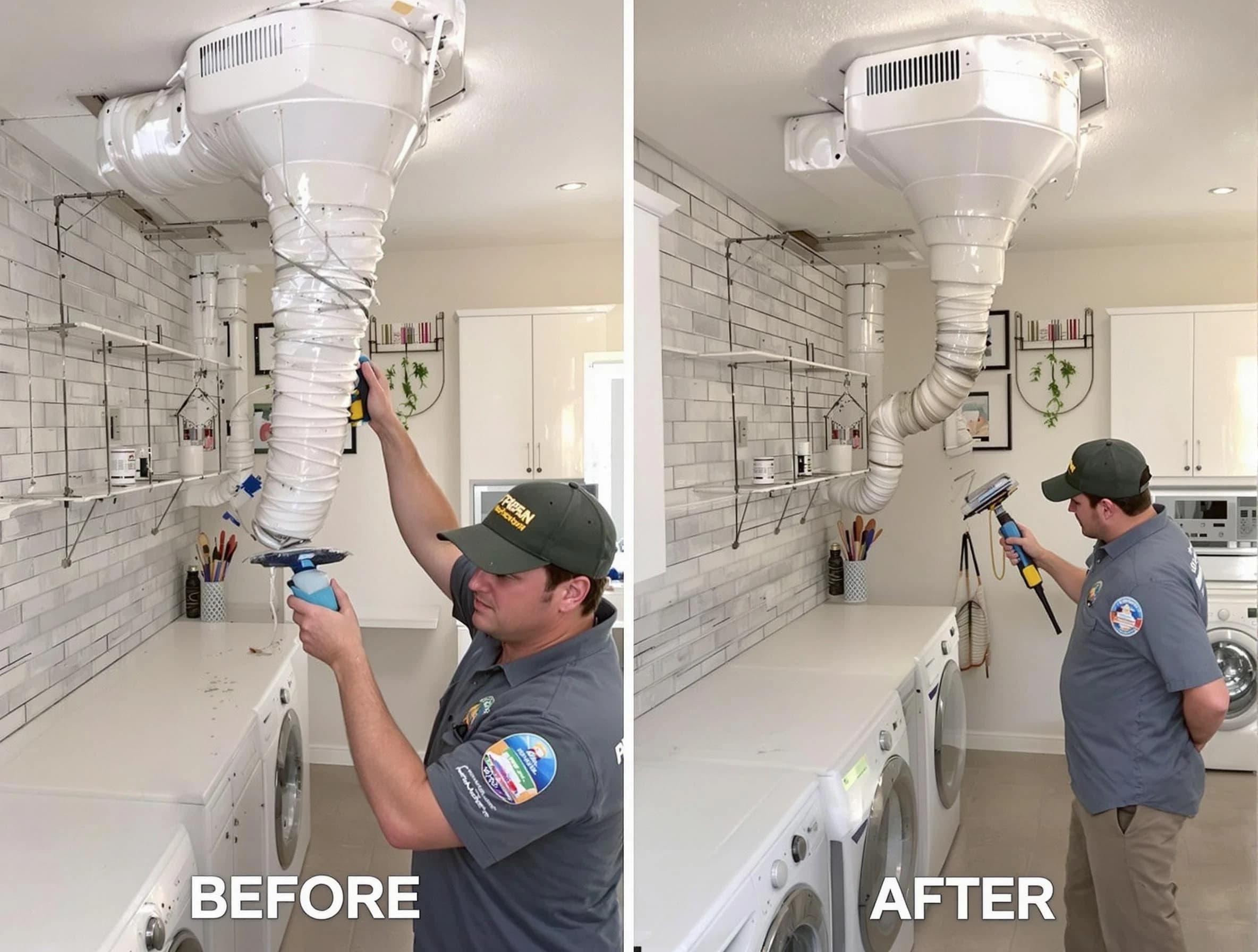 Professional dryer exhaust vent cleaning by Mount Olive Dryer Vent Cleaning in Mount Olive