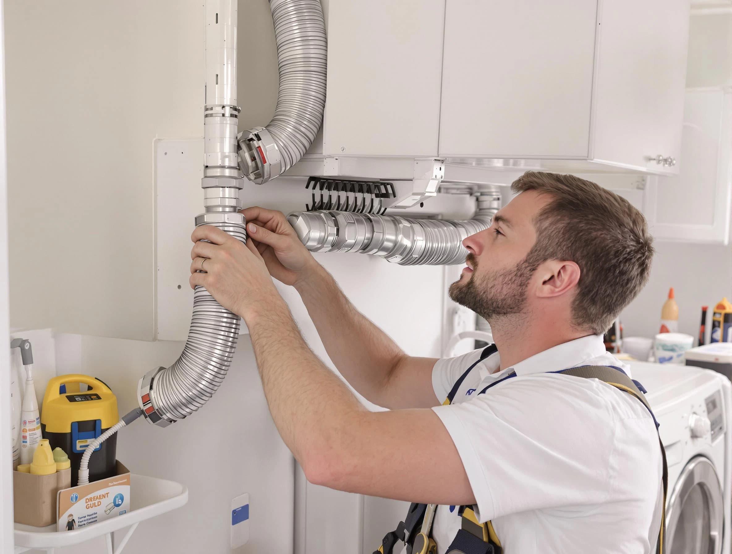 Professional dryer vent repair and installation by Mount Olive Dryer Vent Cleaning in Mount Olive