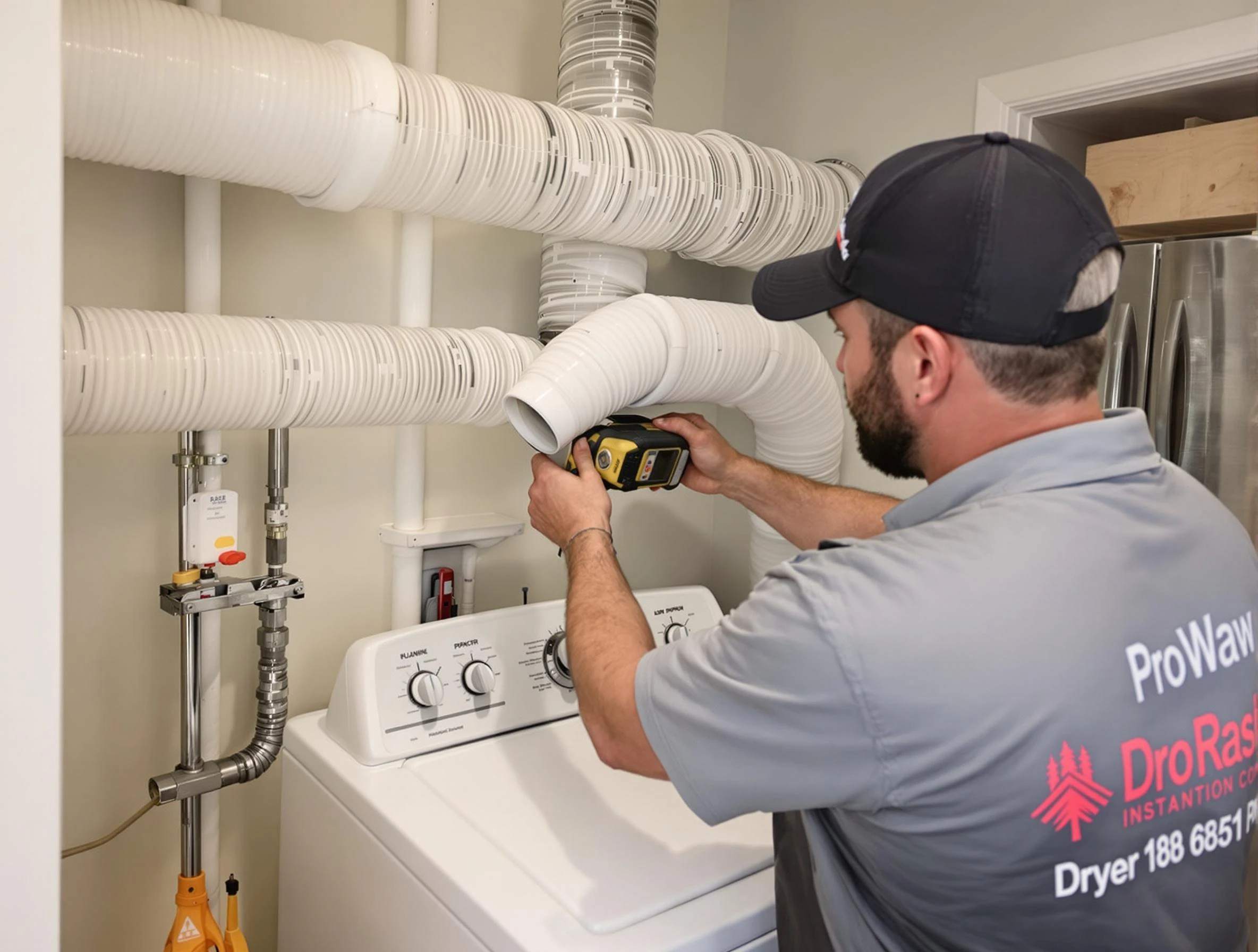 Professional dryer vent hose installation by Mount Olive Dryer Vent Cleaning in Mount Olive